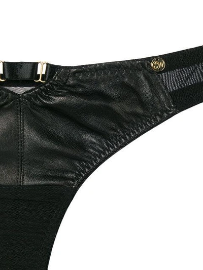 Shop Something Wicked Montana Thong In Black