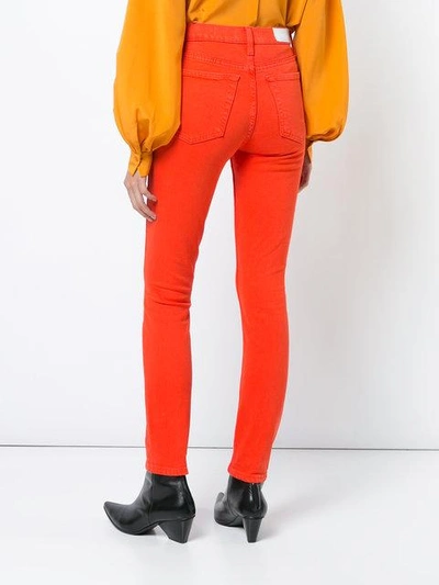 Shop Re/done Skinny Jeans - Red