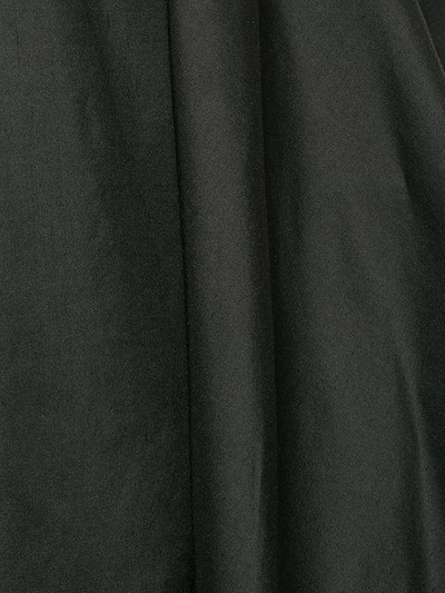 Shop Romona Keveza Halterneck Flared Midi Dress In Black