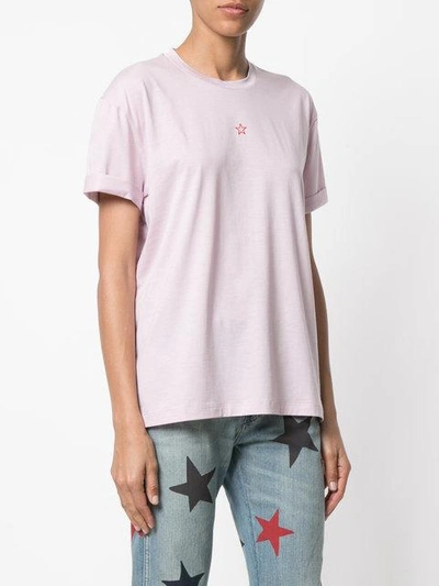 Shop Stella Mccartney Star Detail T-shirt In Pink