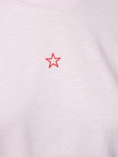 Shop Stella Mccartney Star Detail T-shirt In Pink