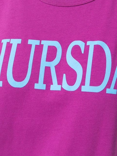 Shop Alberta Ferretti Thursday Print T In Pink