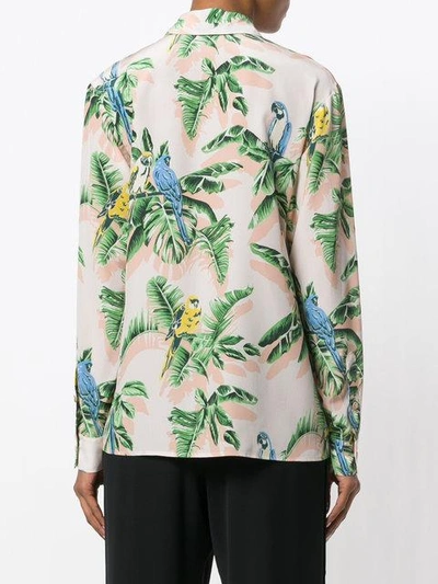 Shop Stella Mccartney Tropical Print Shirt In Multicolour