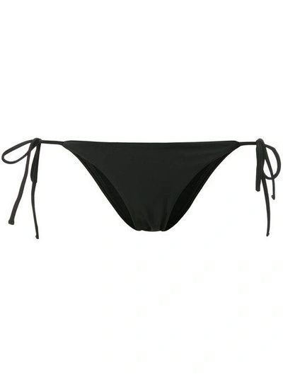 Shop Matteau The String Brief Bikini Bottom In Black