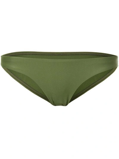 Shop Matteau The Classic Brief Bikini Bottom In Green