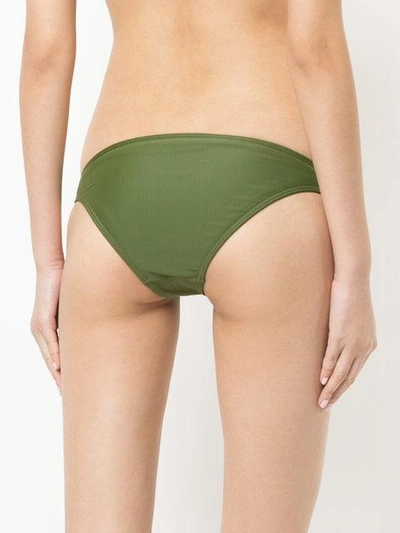 Shop Matteau The Classic Brief Bikini Bottom In Green