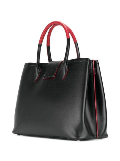 Shop Prada Paradigm Tote Bag - Black