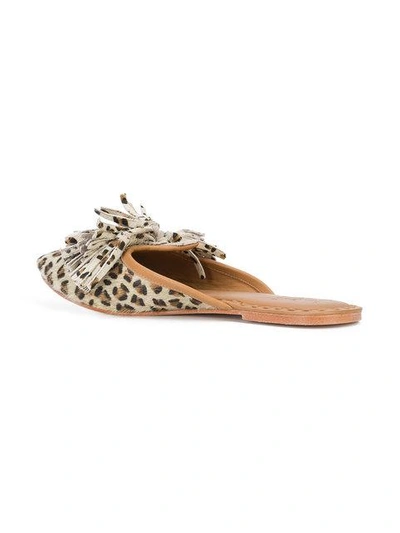 Shop Figue Sade Cheetah Print Mules