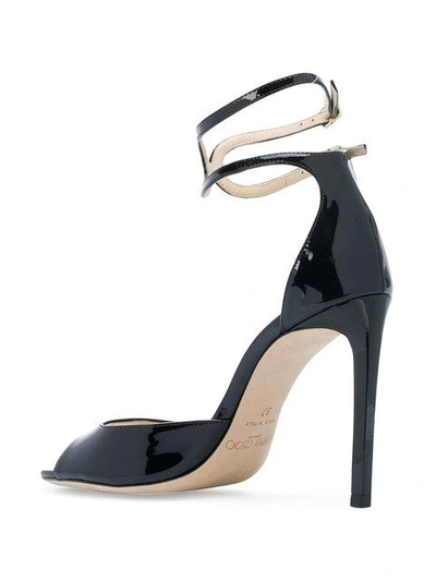 Shop Jimmy Choo 'lane' Sandalen In Black