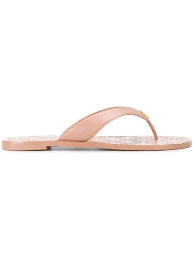 Shop Tory Burch Monroe Thong Sandals In Pink