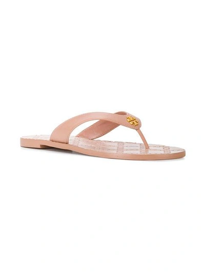 Shop Tory Burch Monroe Thong Sandals In Pink