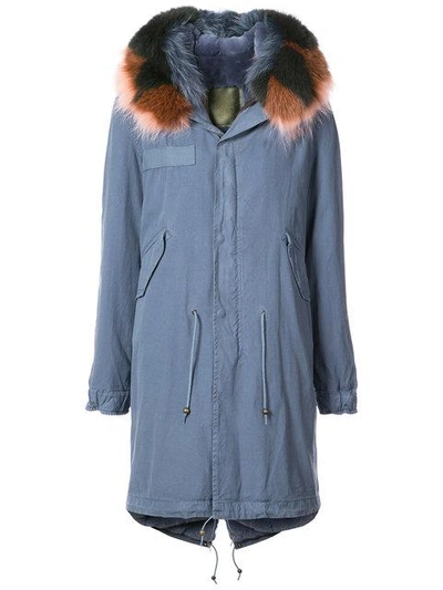 Shop Mr & Mrs Italy Lining Parka - Blue