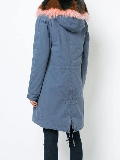 Shop Mr & Mrs Italy Lining Parka - Blue