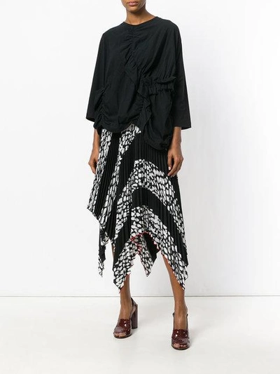 Shop Marni Ruched Oversized Top