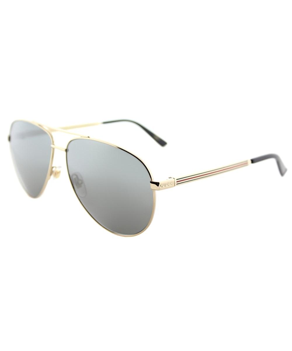 gucci gg0137s aviator sunglasses