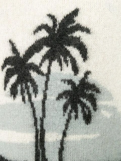 Shop Saint Laurent Palm Tree Jumper