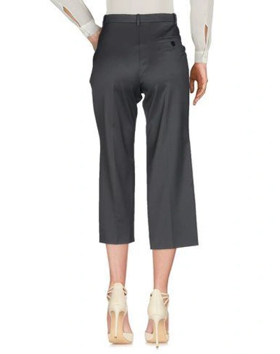 Shop Balenciaga Cropped Pants & Culottes In Lead