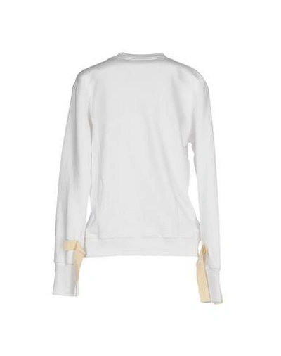Shop Jw Anderson Sweatshirt In White