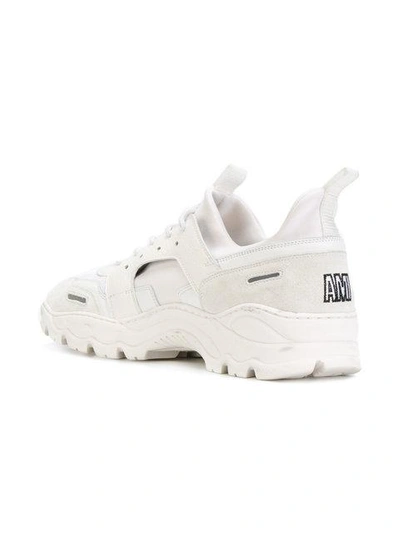 Shop Ami Alexandre Mattiussi Lucky 9 Sneakers In White