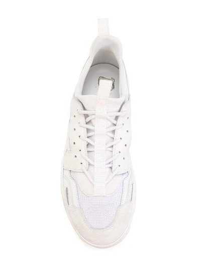 Shop Ami Alexandre Mattiussi Lucky 9 Sneakers In White