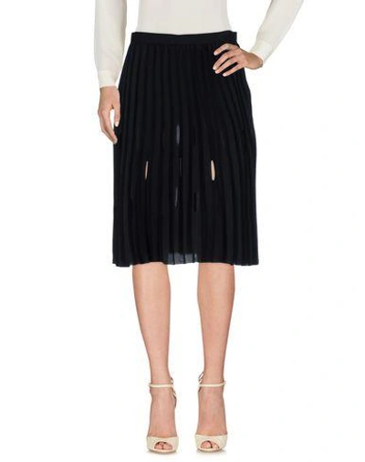 Shop Marco De Vincenzo Knee Length Skirt In Black