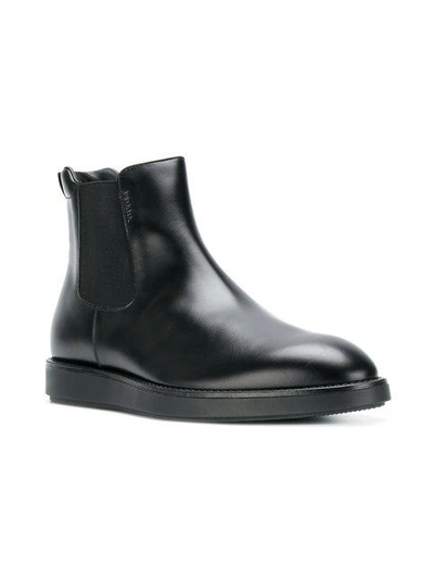 Shop Prada Chelsea Boots - Black