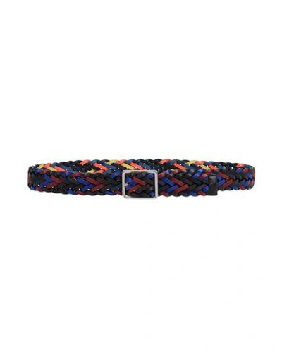 Shop Paul Smith Leather Belt In Blue