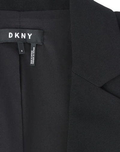 Shop Dkny Full-length Jacket In Black