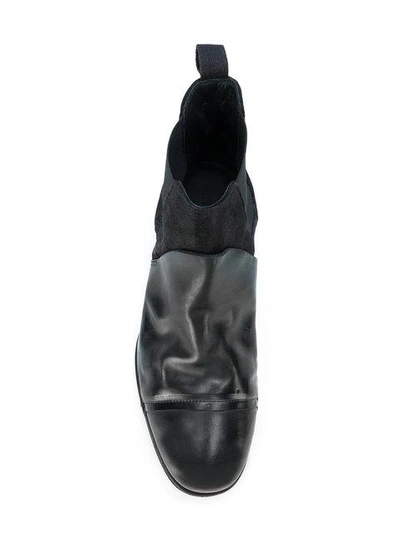 Shop Ink Contrast Chelsea Boots In Black
