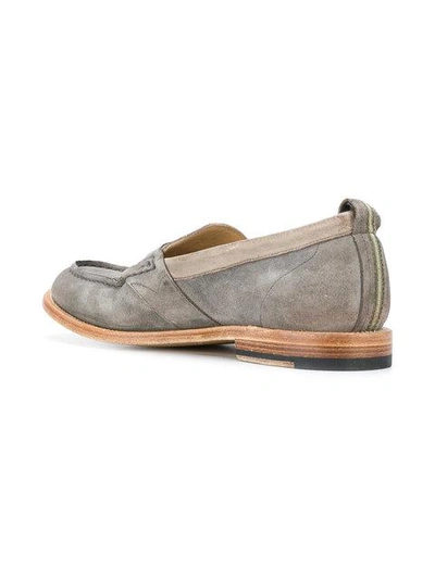 Shop Sartori Gold Classic Casual Loafers In Grey