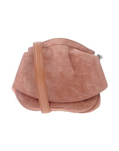 Shop Jil Sander Cross-body Bags In Pastel Pink