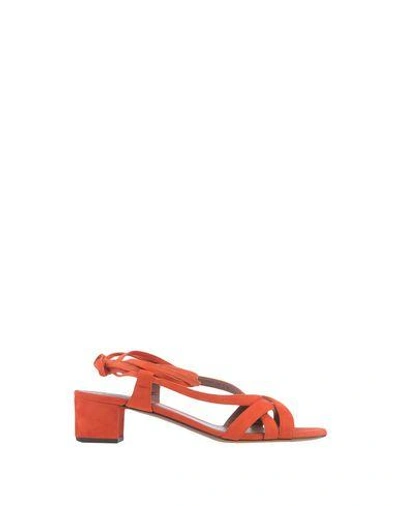 Shop Tabitha Simmons Sandals In Red