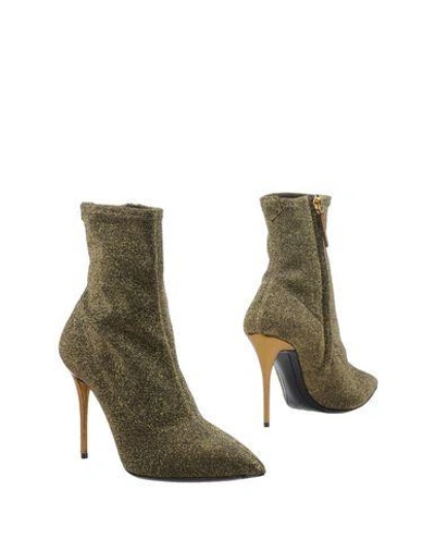 Shop Giuseppe Zanotti Ankle Boots In Gold