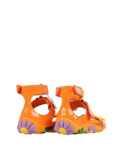 Shop Prada Sandals In Orange