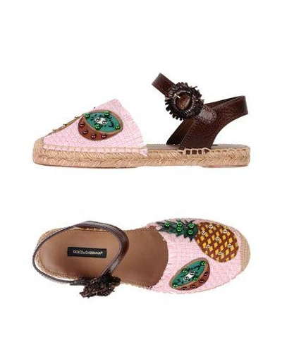 Shop Dolce & Gabbana Sandals In Pink