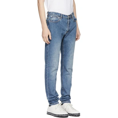 Shop Apc A.p.c. Indigo Petit New Standard Jeans In Iai4706237