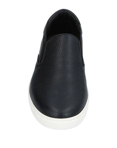 Shop Dolce & Gabbana Man Sneakers Black Size 8 Calfskin