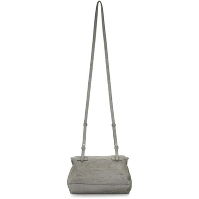 Shop Givenchy Grey Mini Pandora Bag