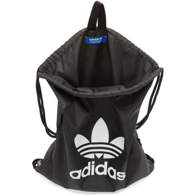 Shop Adidas Originals Black Trefoil Gym Backpack
