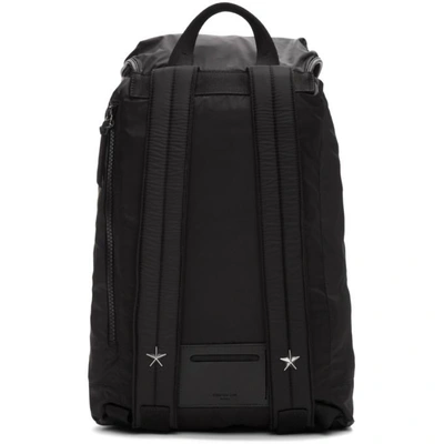 Shop Givenchy Black Nylon Star Obsedia Backpack