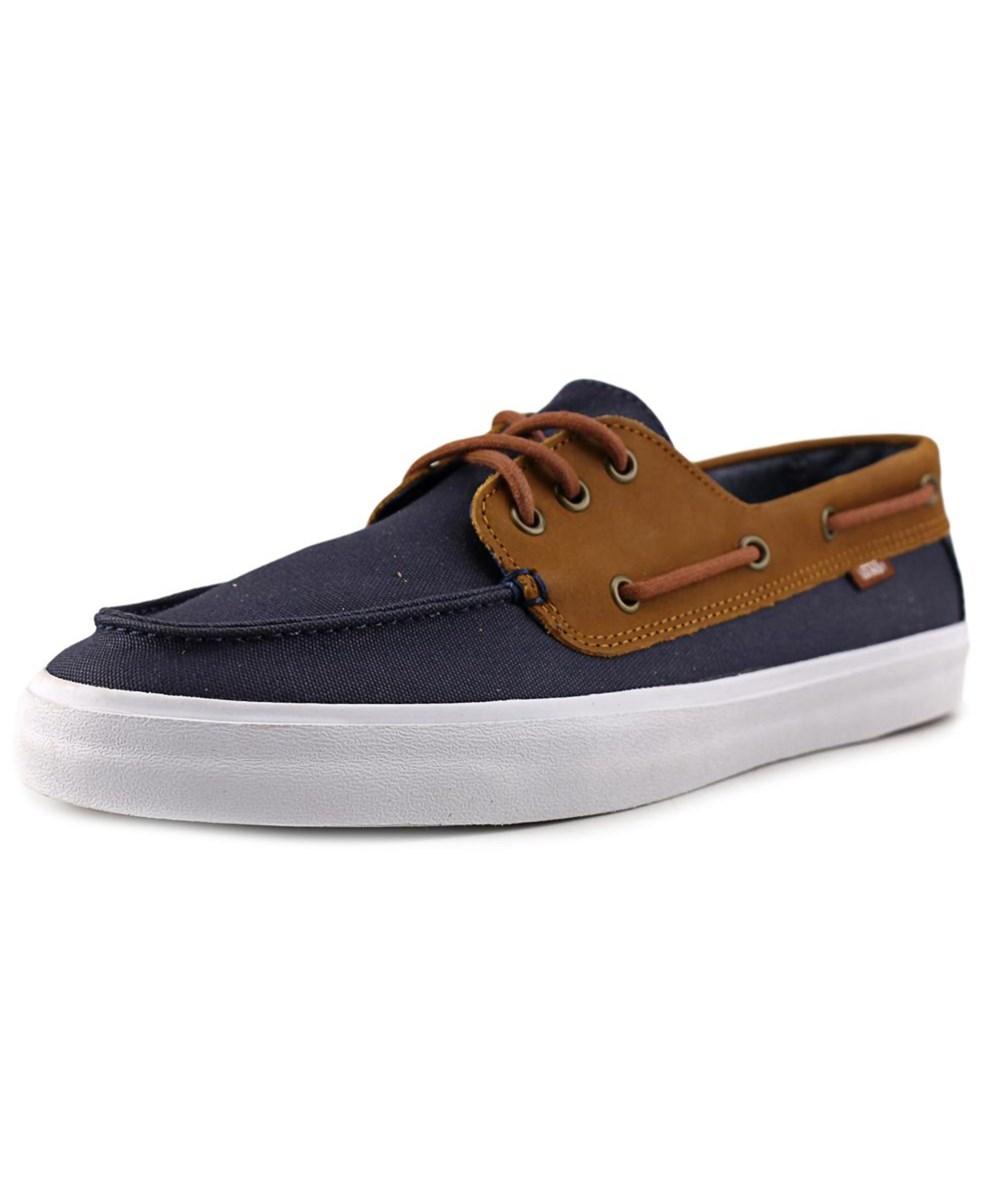 vans canvas boat shoes