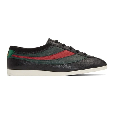 Shop Gucci Black Falacer Sneakers