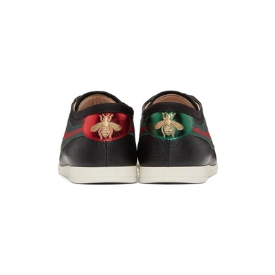 Shop Gucci Black Falacer Sneakers