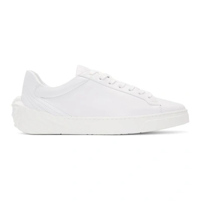 Shop Versace White Back Medusa Head Sneakers