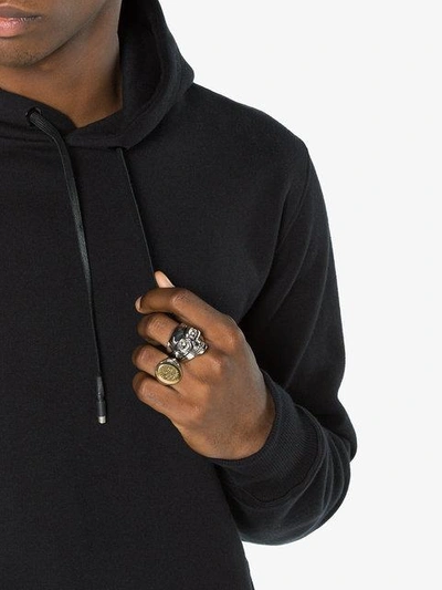 Alexander mcqueen divided skull ring deals