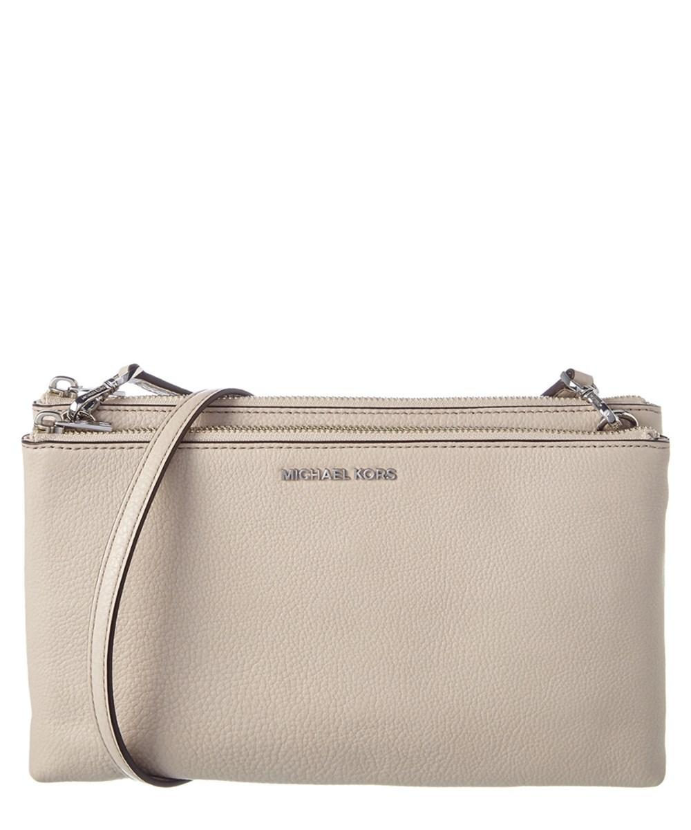 michael michael kors adele leather crossbody