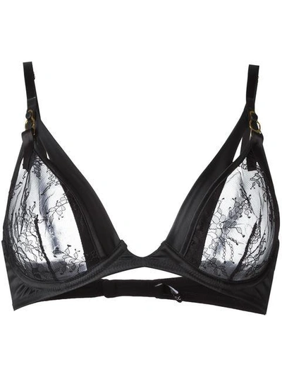 Shop Tatu Couture 'sylvia' Triangel-bh In Black