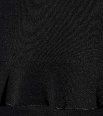 Shop Stella Mccartney Crêpe Dress In Black