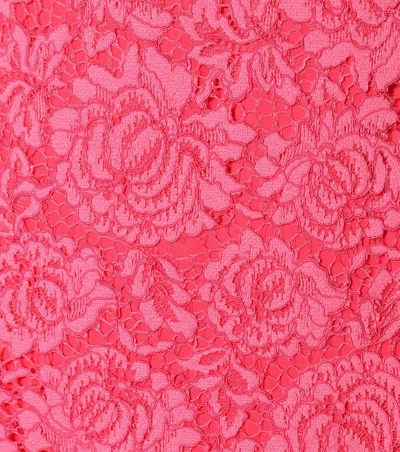 Shop Philosophy Di Lorenzo Serafini Cotton-blend Lace Dress In Pink