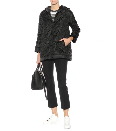 Shop Max Mara Enoves Quilted Jacket In Black